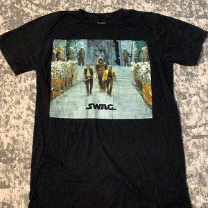 Star Wars Mens T Shirt Size M Black Used